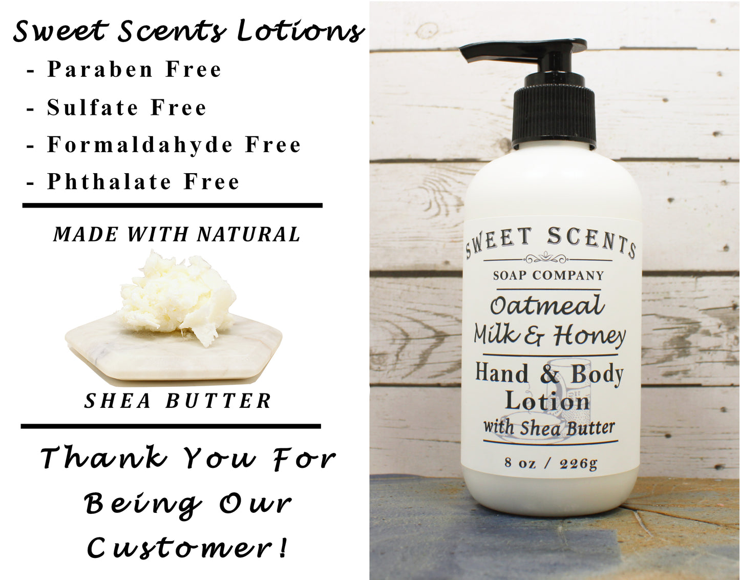 Oatmeal Milk & Honey  Lotion