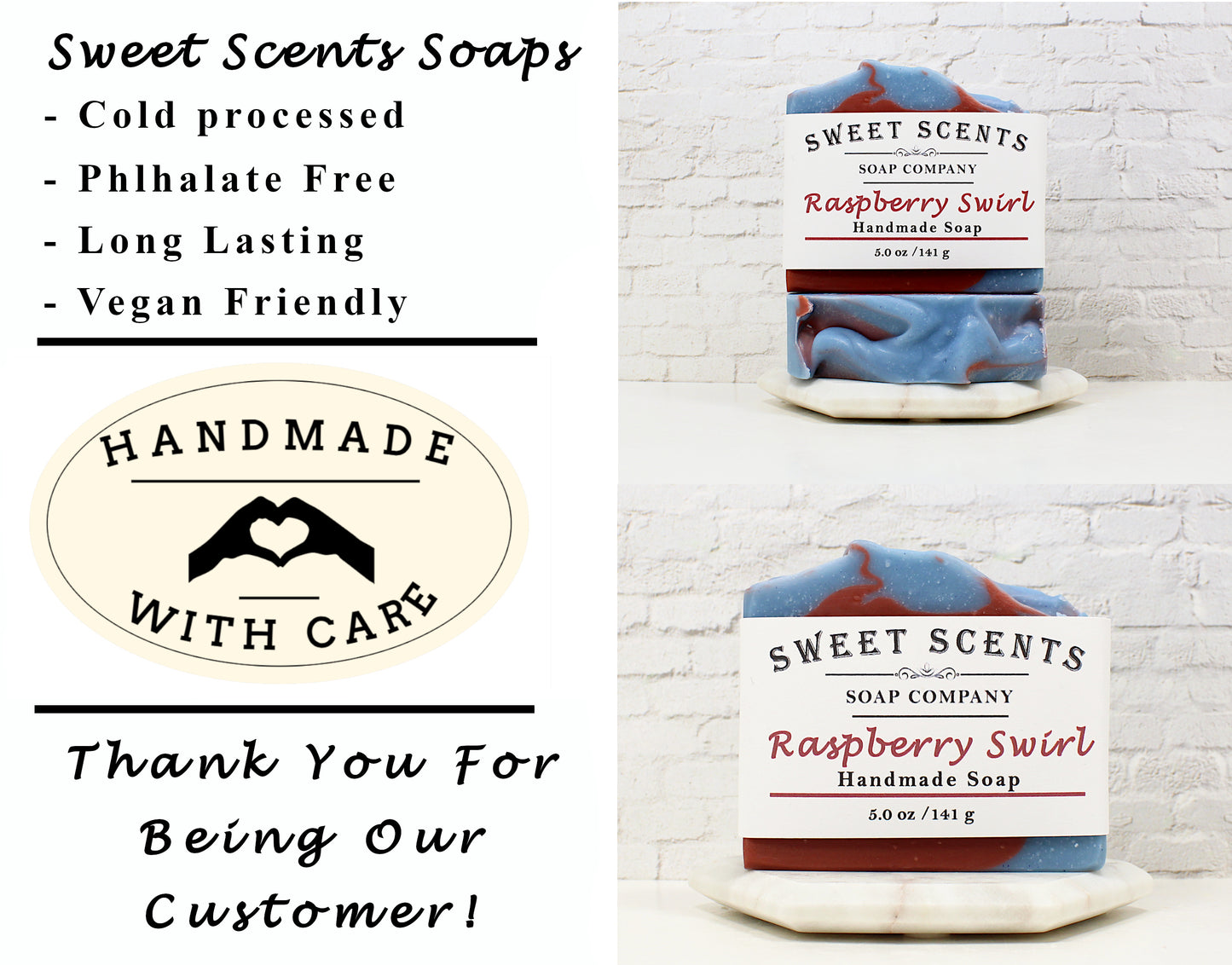 Raspberry Swirl Soap