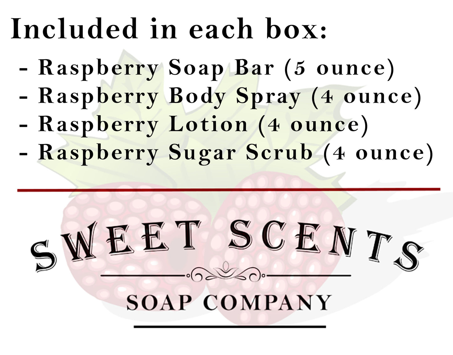 Raspberry Spa Gift Box