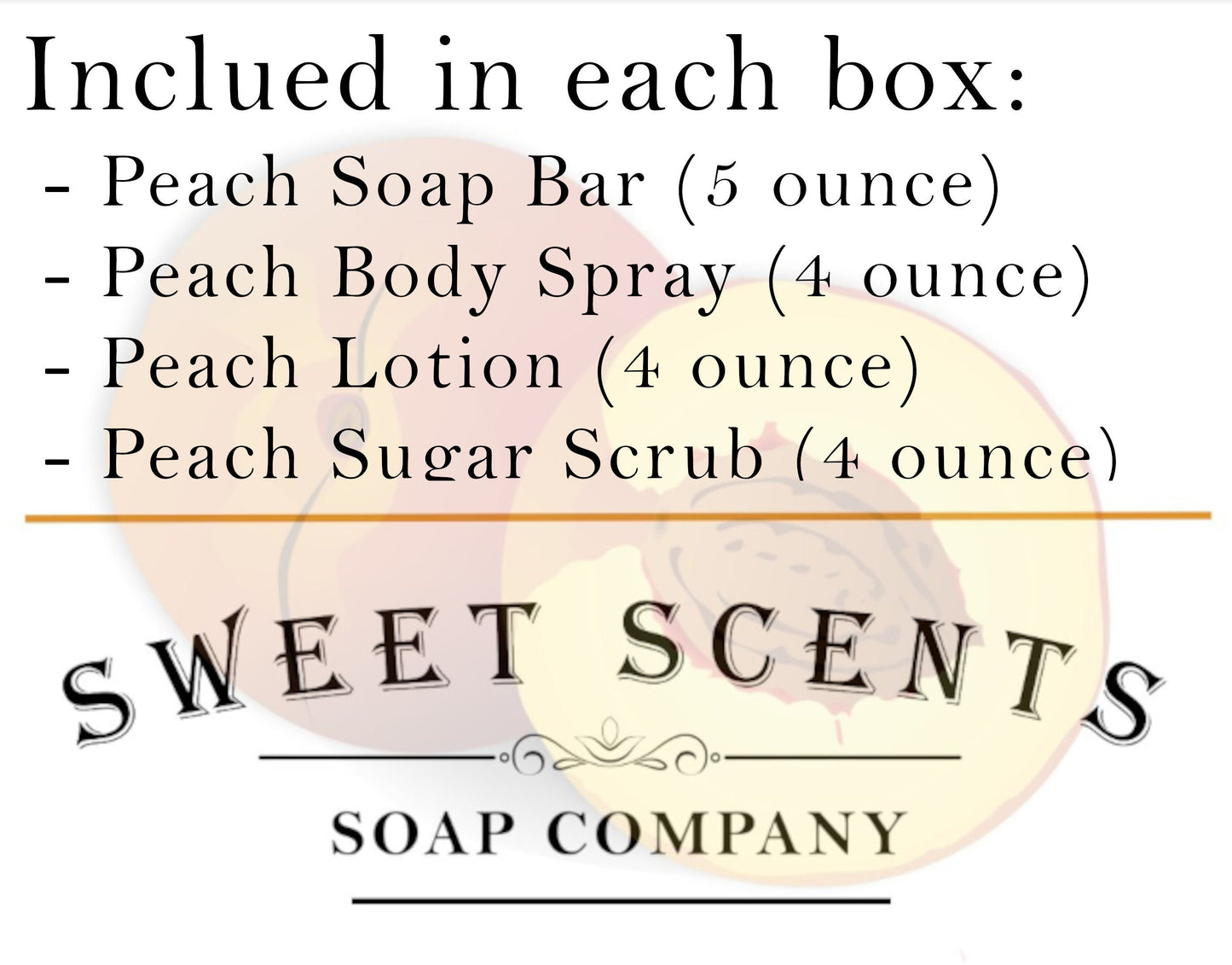 Peach Spa Gift Box
