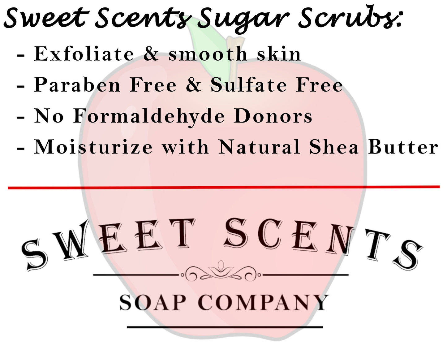 Delicious Apple Sugar Scrub