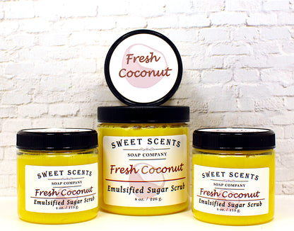 Fresh Coconut Sugar Scrub