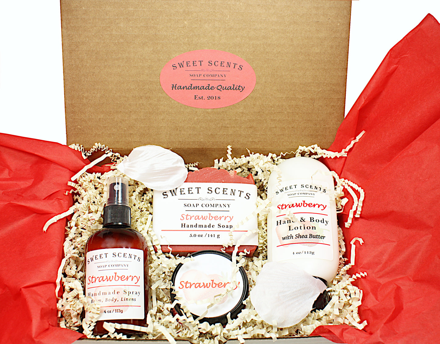 Strawberry Spa Gift Box