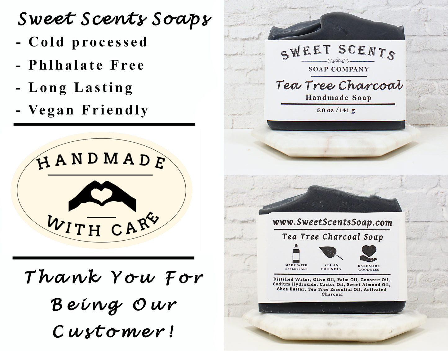 Tea Tree Charcoal Soap