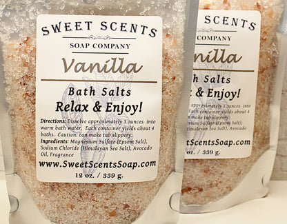 Vanilla Bath Salts