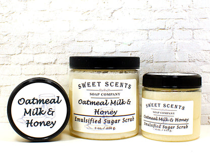 Oatmeal Milk & Honey Sugar Scrub