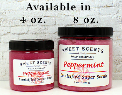 Peppermint Sugar Scrub